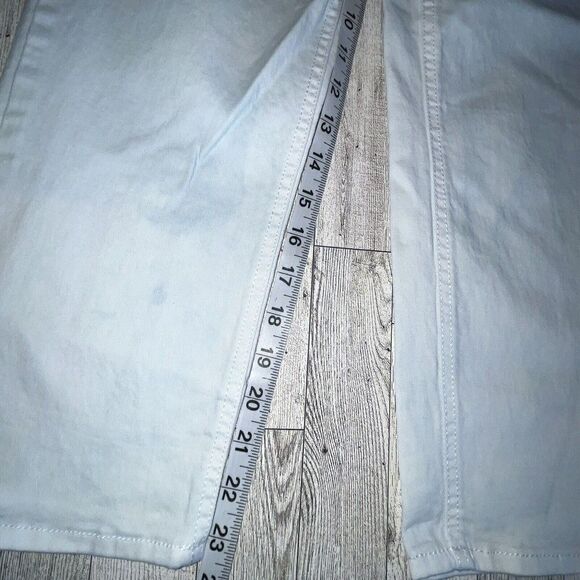 Oh Baby Maternity Jeans Size Medium 8 Secret‎ Fit Belly Cropped White - Picture 10 of 10